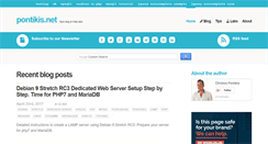Desktop Screenshot of pontikis.net